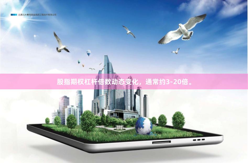 股指期权杠杆倍数动态变化，通常约3-20倍。